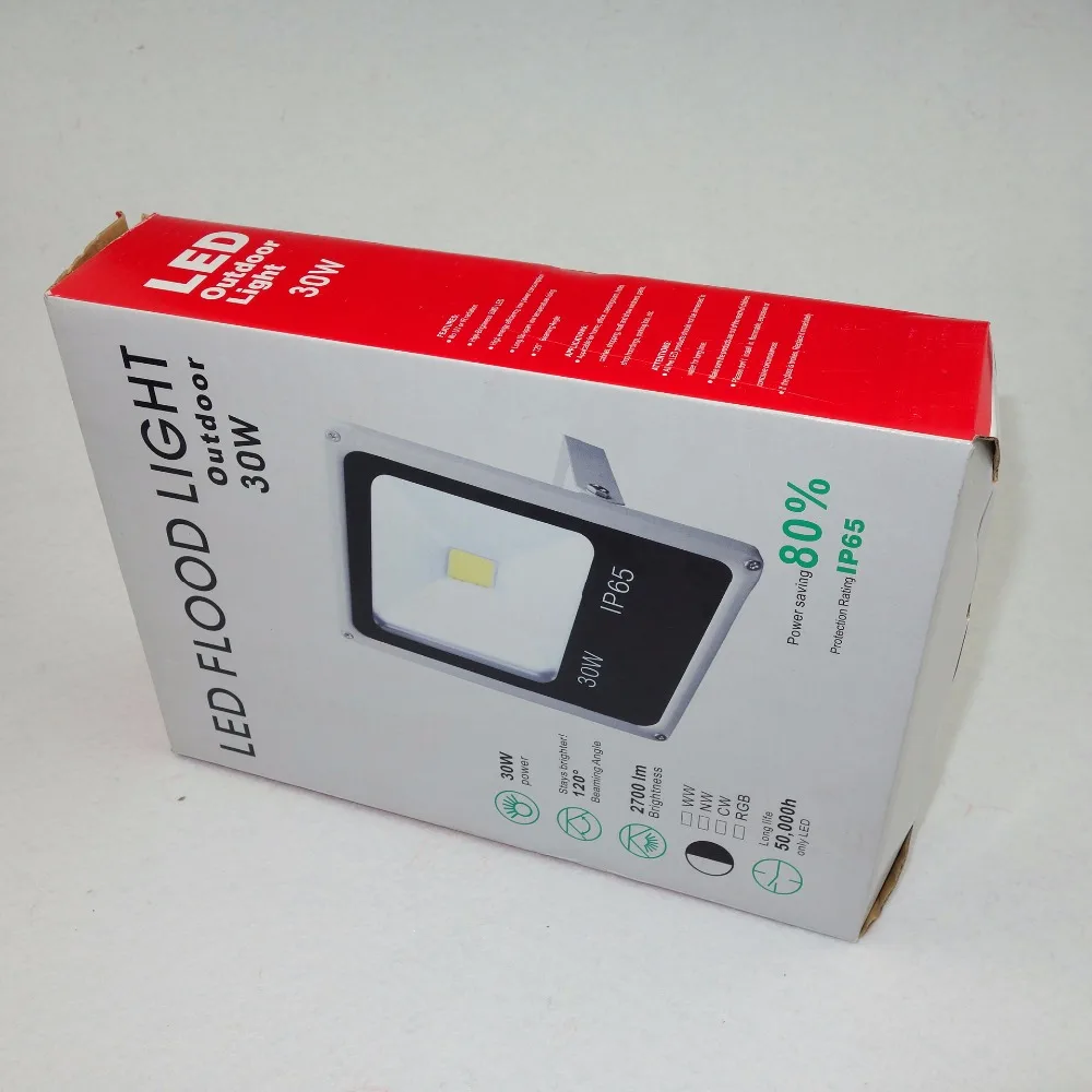 DC36V вход 30 Вт Высокая мощность led WS2811 управляемый RGB прожектор адресуемый IP65
