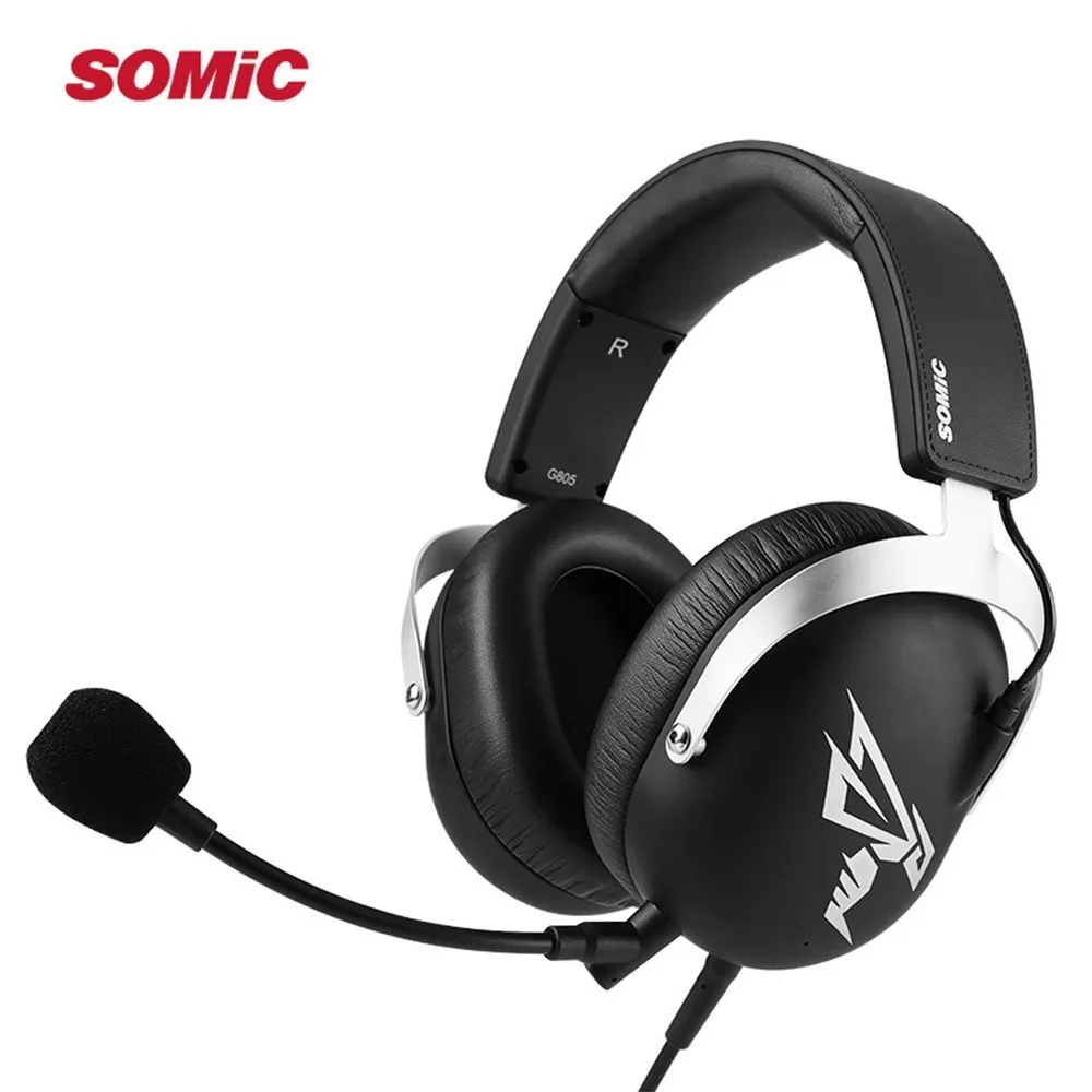 Somic G805 19 лет новейшей игры esports Проводная стерео с микрофоном Мобильная компьютерная игровая гарнитура