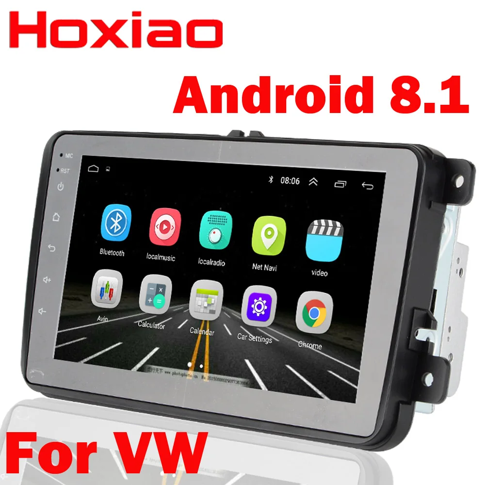 Для VW/Golf/Passat/POLO/Tiguan/Skoda/Fabia/Rapid/Seat/Leon Autoradio 8 дюймов Автомобильный Android радио gps стерео