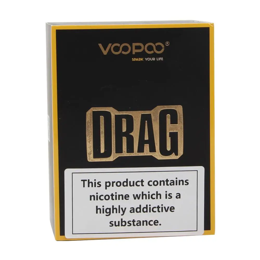 Voopoo Drag 2 TC комплект 177 Вт Drag 2 Коробка мод Vape с 5 мл Uforce T2 SubOhm Танк U2 N3 катушка электронная сигарета испаритель