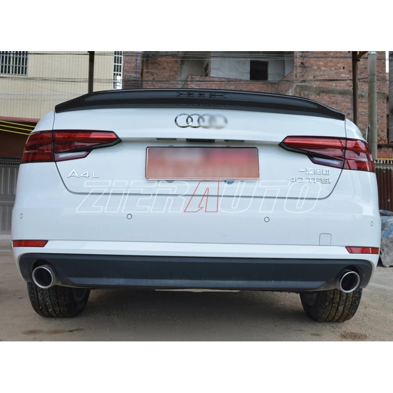 Задний спойлер из углеродного волокна для Audi A4 B9 2017 C Style Wing|carbon fiber rear spoiler|rear spoilerfor