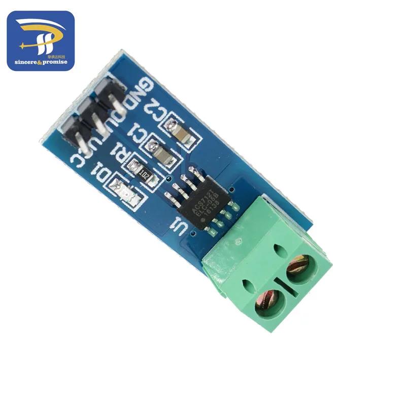 1 шт. 5A 20A 30A зал Текущий сенсор модуль ACS712 модель для arduino