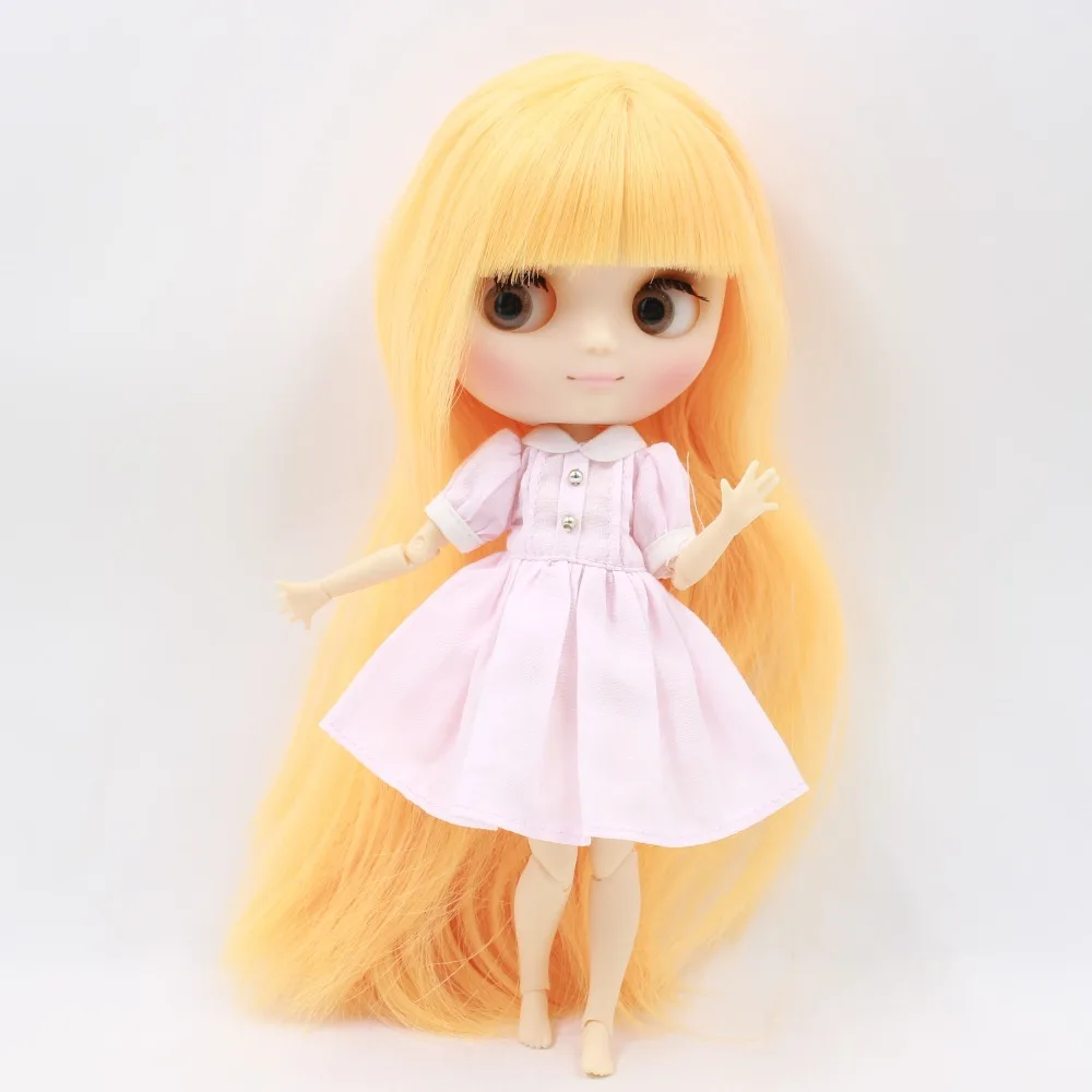 DBS BLYTH middie кукла розовый синий желтый платье наряд одежда милая 1/8 Подарочная