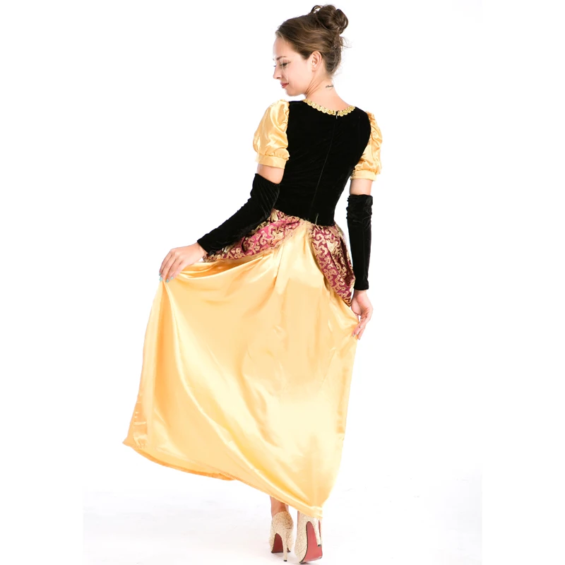 

Sexy Princess European Royal Vintage Medieval Renaissance Victorian Ball Gown Fancy Dress Halloween Cosplay Costume A158698