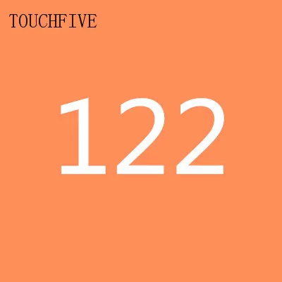 122 1 шт. TouchFive на выбор, 168 цветов, маркеры для эскизов, маркеры на спиртовой основе, набор цветных маркеров, товары для рукоделия, ручка для школы - Цвет: 122