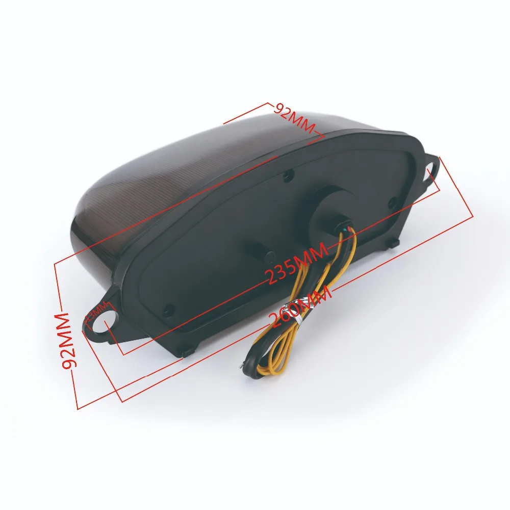 SPEEDPARK для HONDA VTR1000 VTR 1000 Встроенный светодиодный задний светильник поворотник 1997-2005 97-05 аксессуары для мотоциклов