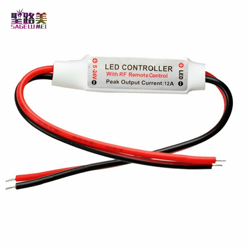 Мини светодиодный диммер с 11 клавишами RF беспроводной пульт дистанционного