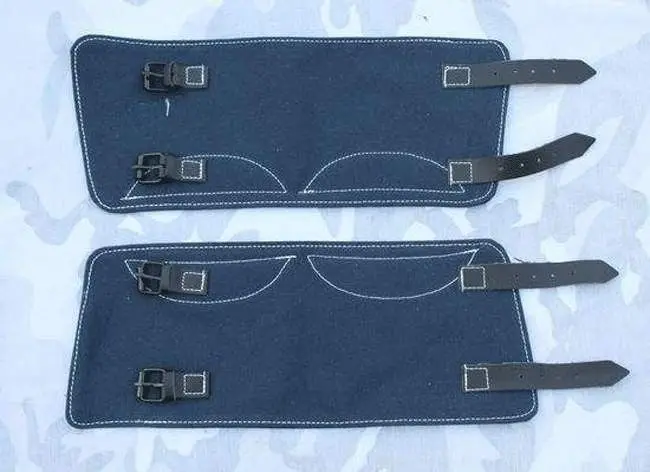 Немецкие леггинсы времен Второй мировой войны люфтвафф Lw синие брезентовые