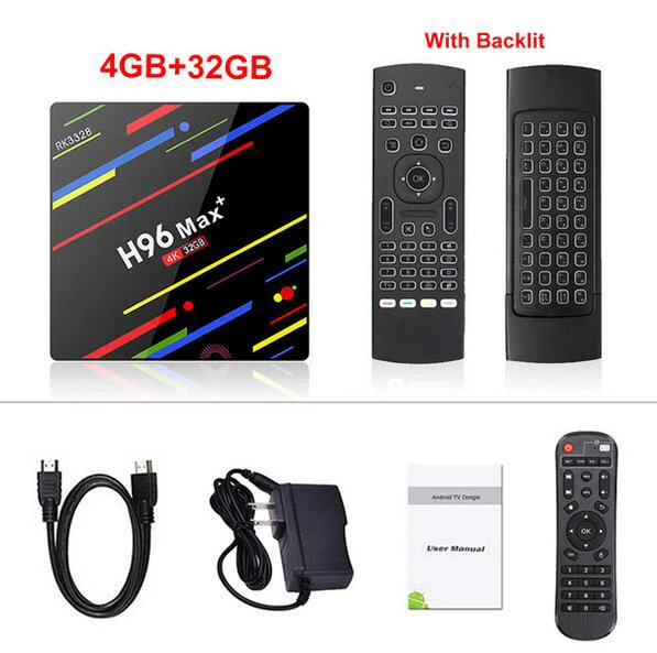 4G32G and MX3 KuWFi телеприставка Android 8,1 Smart tv box 4 Гб Ram 32 ГБ/64 ГБ Rom Rockchip RK3328 4K H.265 USB3.0 2,4 Ghz WiFi IP tv set top Box - Цвет: 4G32G and MX3