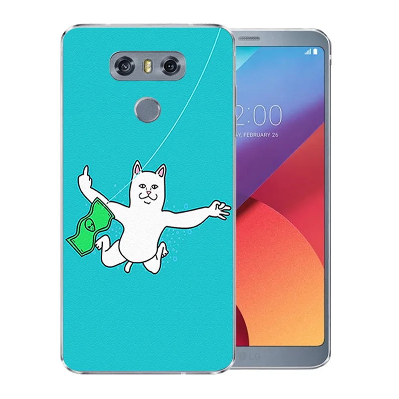Phone Case For LG G6 Gel Painting Soft TPU Back Cover LGG6 Shell Matte Pinky Pattern Ultra Thin G 6 5.7 inch Coque |