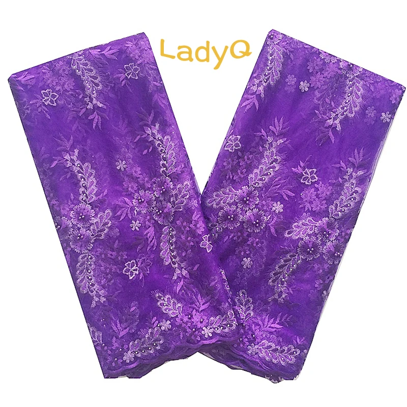 LadyQ африканская швейцарская французская кружевная ткань коралловый красный