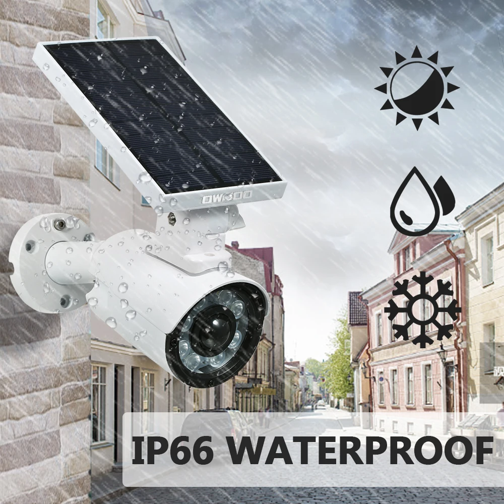 Фальшивая камера OWSOO на солнечной батарее наружный светодиодный светильник для