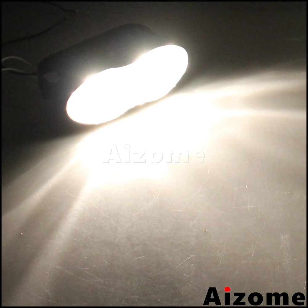 Мотоциклетная галогенная фара кошачий глаз с двойной волной