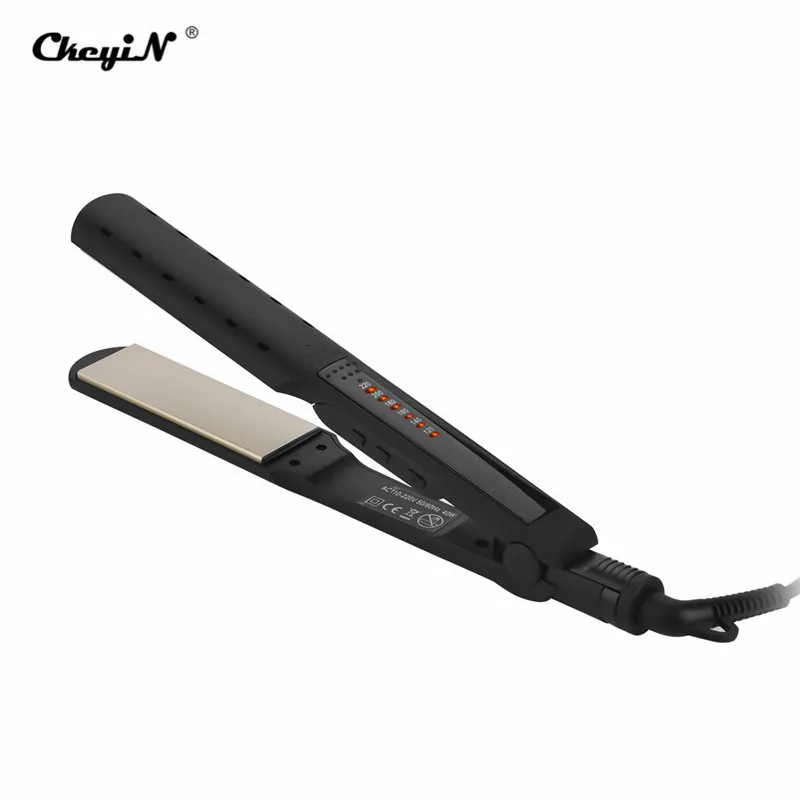 Светодиодный дисплей анион плоский утюг широкая пластина Керамический