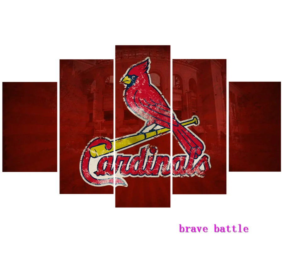 ST.LOUIS CARDINALS BASEBALL Canvas Painting Living Room Home Decor Modern Mural Art Oil | Дом и сад