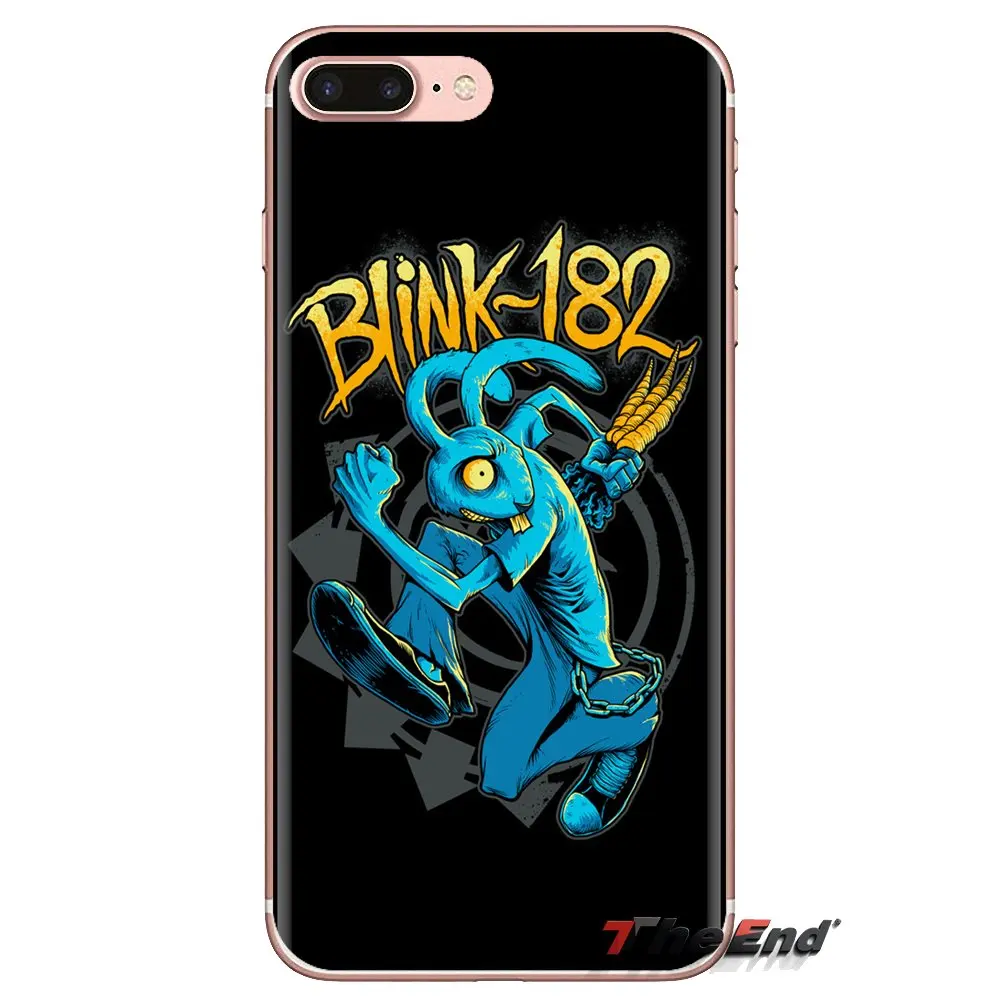 Прозрачный чехол из ТПУ для iPod Touch Apple iPhone 4 4S 5 5S SE 5C 6 6S 7 8 X XR XS Plus MAX Blink 182 Smiley Face Punk Rock