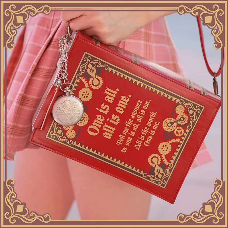 Металлическая сумка мессенджер для алхимика полностью One is all с принтом в виде