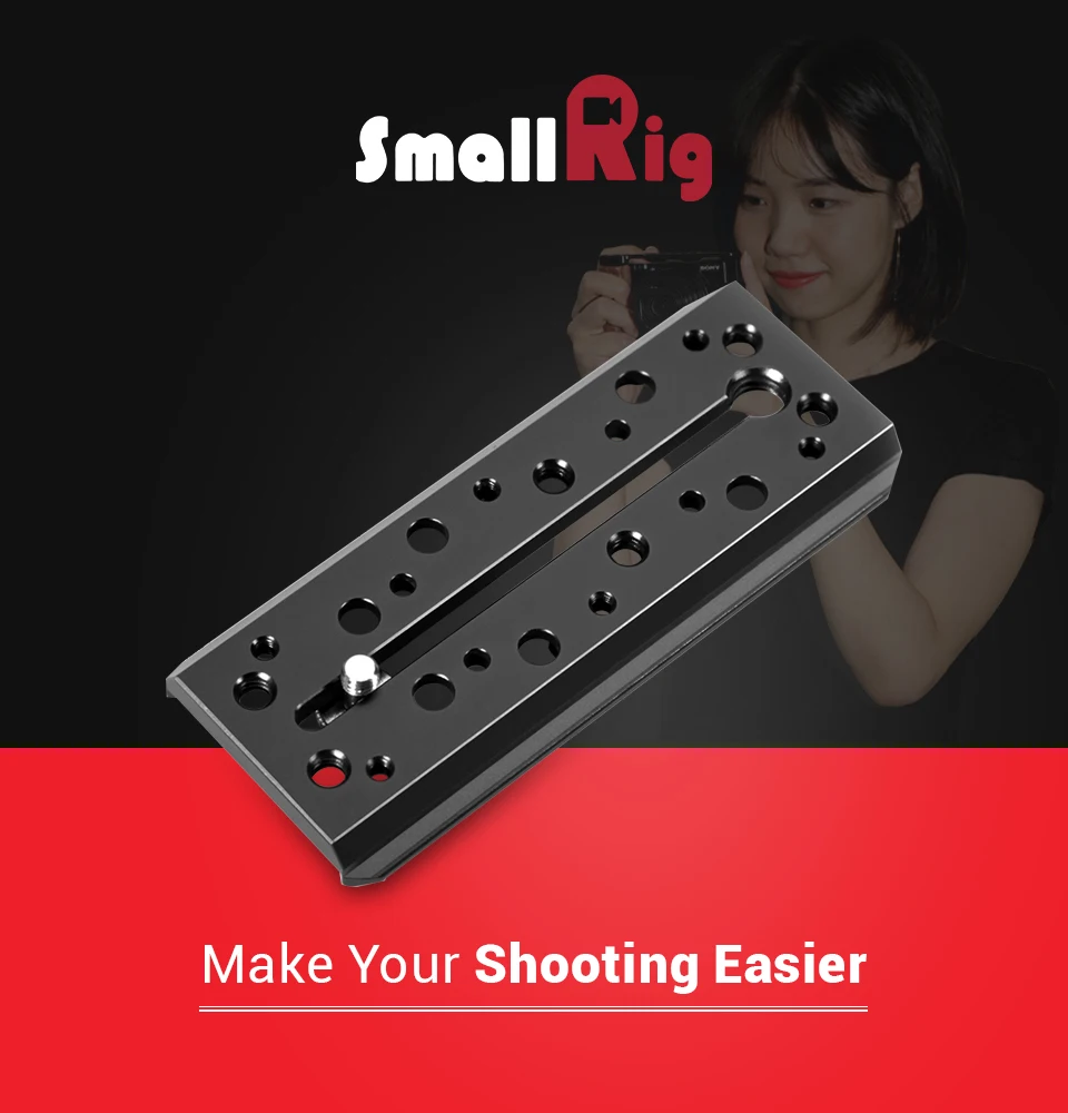 SmallRig camera Quick Release Plate(Manfrotto style) для штатива Manfrotto MVA500AH и MVH500A 1647