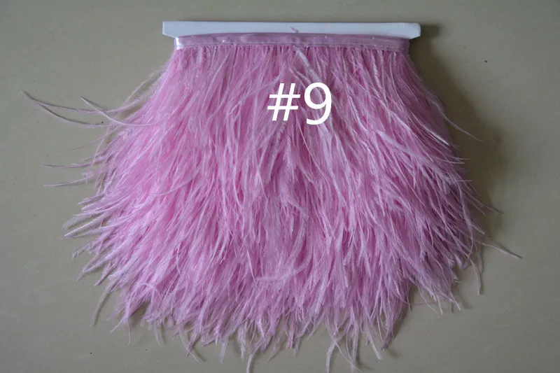 Новинка! Поставка высокого качества светло розового пояса из перьев страуса 1 м