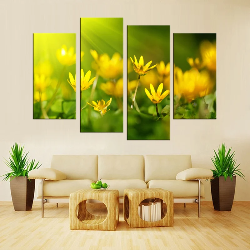 4 шт. натюрморт фотографии печать на холсте Абстрактная живопись настенные