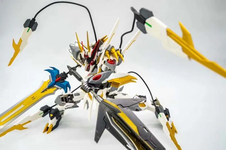 Хобби аниме сплав модель 1/100 MG Barbatos Гандам дракон король MB MM-01 рюумару фигурка робота дети игрушки подарок оригинальная коробка