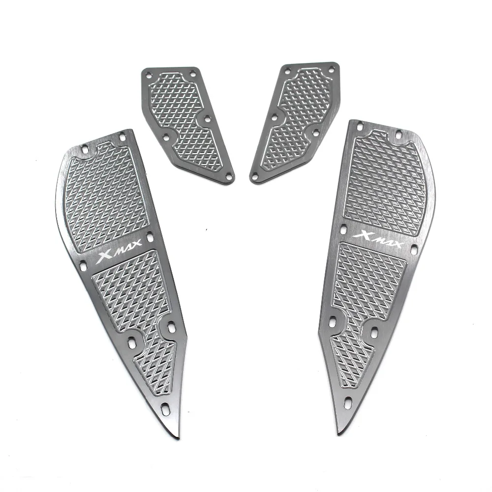 Детали для мотоцикла подножки ног накладки на Yamaha XMAX 300 X-MAX 250 2017-2018 | Автомобили и