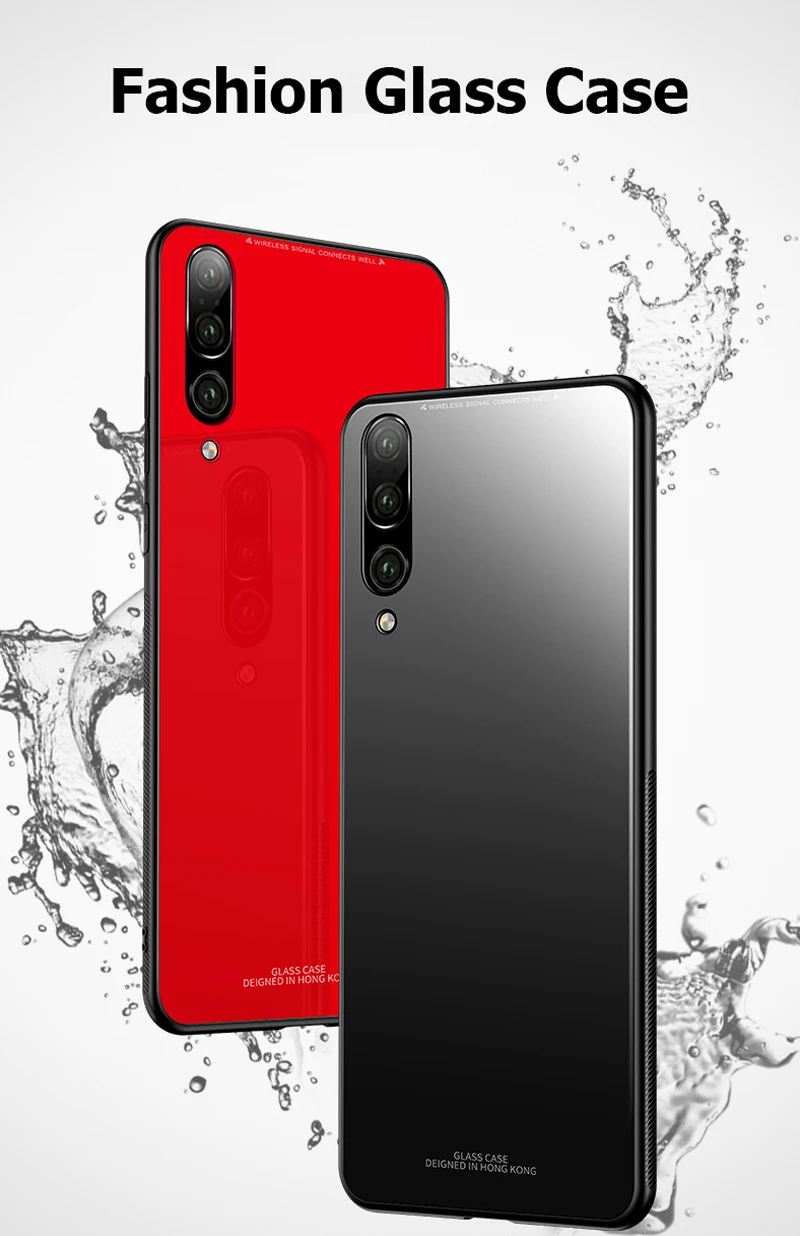 Чехол KaiNuEn, чехол, чехол для samsung galaxy A50 A10 A40 A70 M10 M20, жесткие Противоударные Защитные чехлы с закаленным стеклом