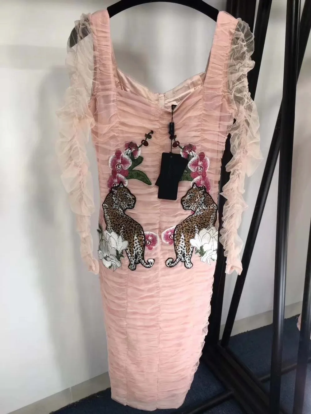 Женское платье, розовое, сексуальное, ropa mujer vadim, облегающее, вечерние, rohe longue femme, модная, с вышивкой, для селфи, женская одежда