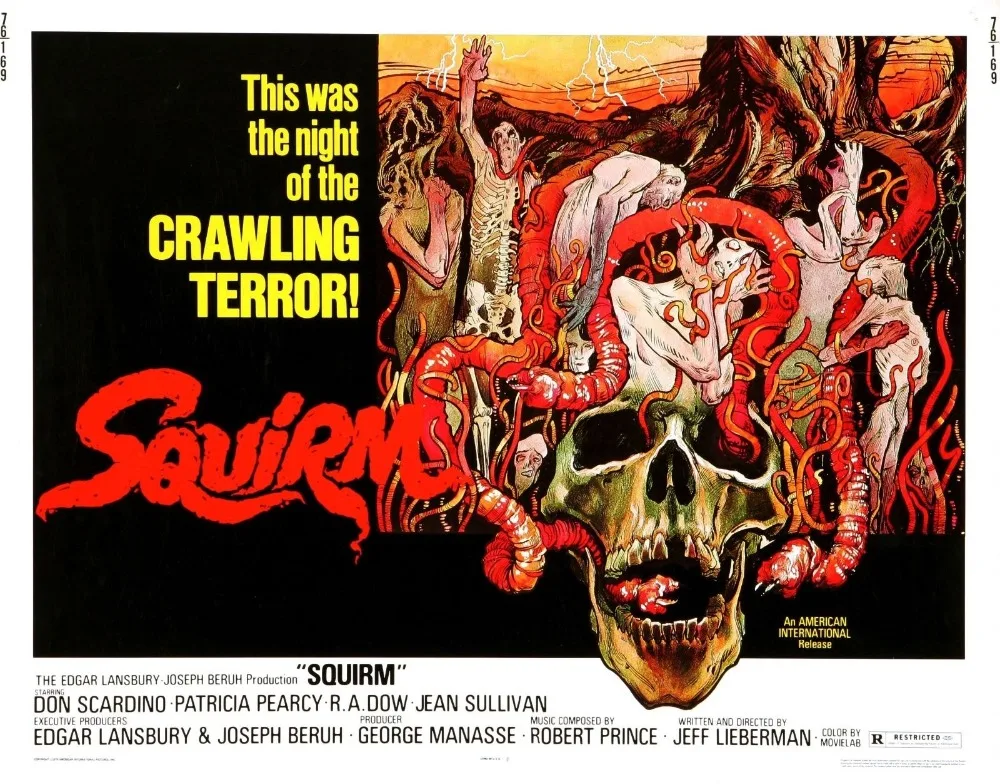 Squirm постер фильма (1976) ужас Шелковый плакат декоративной живописи 24x36inch|Рисование