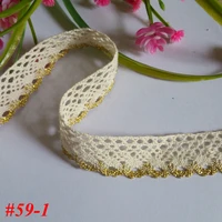 24yardslot 20mm ivory white diy delicate beautiful 100 cotton lace beige textile clothing decorative accessories no591