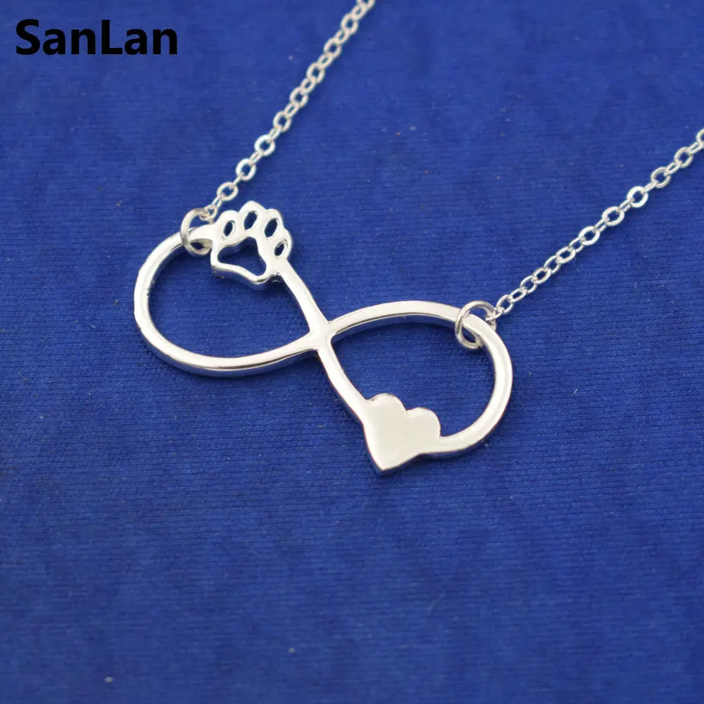 1 шт. Красивая подвеска в виде животного бесконечность Женские Ожерелья Любовь