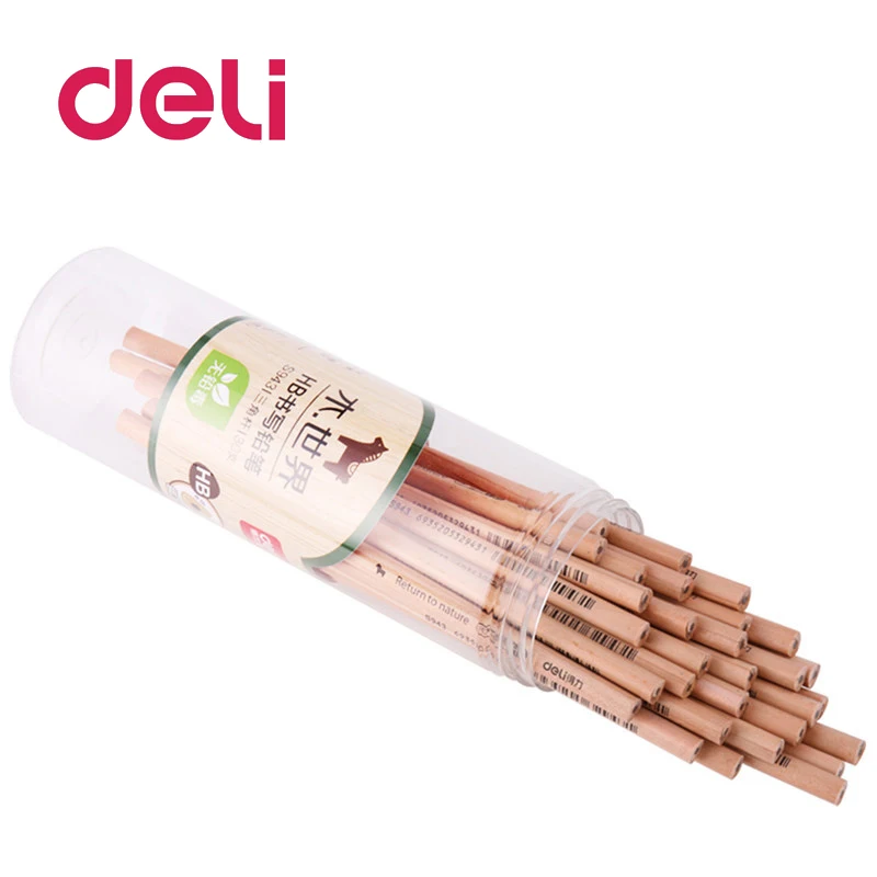 Deli 30 шт. S943 Карандаш дерево HB коррекция осанки Студенческая каллиграфия все занятия автописателей треугольный карандаш письменные принадлежности инструмент