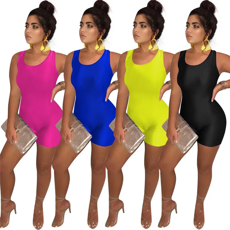 Женский тренировочный комбинезон для фитнеса пикантная майка без рукавов