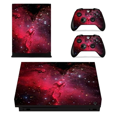 YSX1X0620 Звездное небо стикеры s для Xbox One X скины консоли контроллера Виниловые наклейки кожи игровой Чехол протектор - Цвет: YSX1X0620
