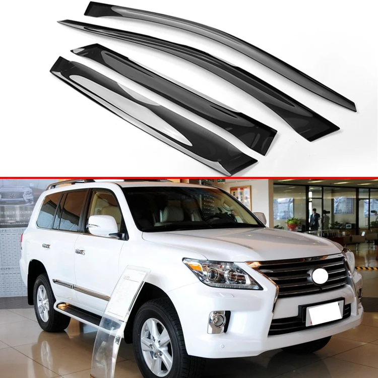 Для LEXUS LX LX450 LX470 LX570 2008- пластик внешний козырек вентиляционные Шторы окно Защита от солнца Дождь Отражатель 4 шт