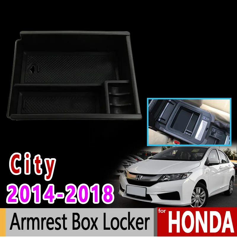 Для Honda City GM6 Grace Ballad 2014 2015 2016 2017 2018 пластиковый подлокотник коробка шкафчик