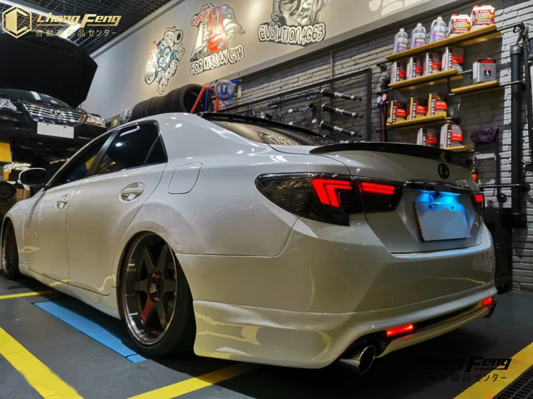 Автомобильный Стайлинг задний фонарь для Toyota eiz Mark X светодиодный задний светильник s 2013-2018Mark X светодиодный задний светильник задний фонарь DRL+ тормоз+ Парк+ сигнал