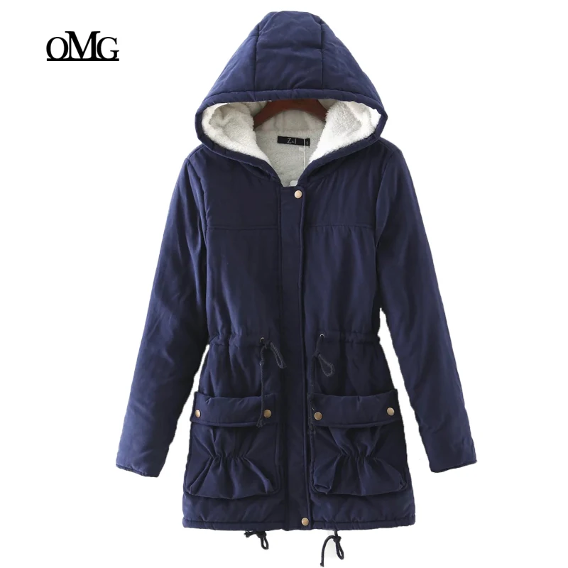 FTLZZ зимнее пальто для женщин новая парка Повседневная Верхняя одежда в стиле