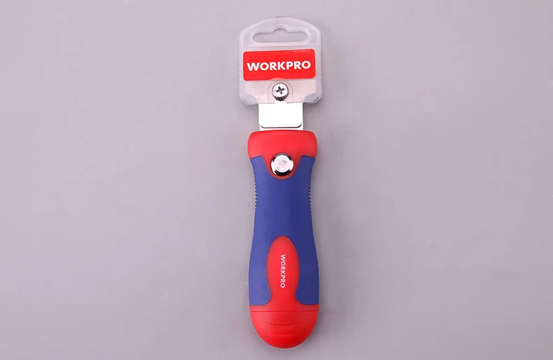 Защитный выдвижной скребок для окон WORKPRO с ручкой в 4 позиции|Ножи| |
