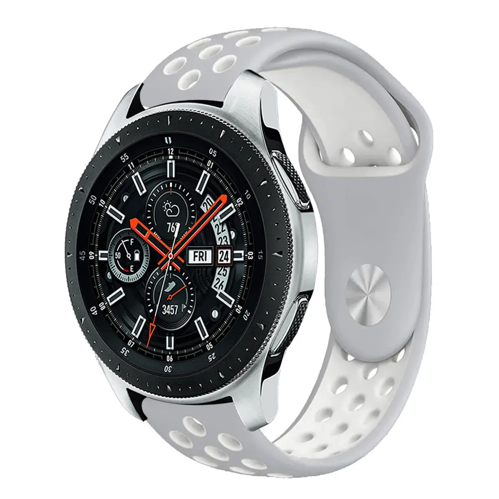 2 красочные ремешки 22 мм Replacemet для Samsung Galaxy Watch 46 браслет дышащие Смарт часы