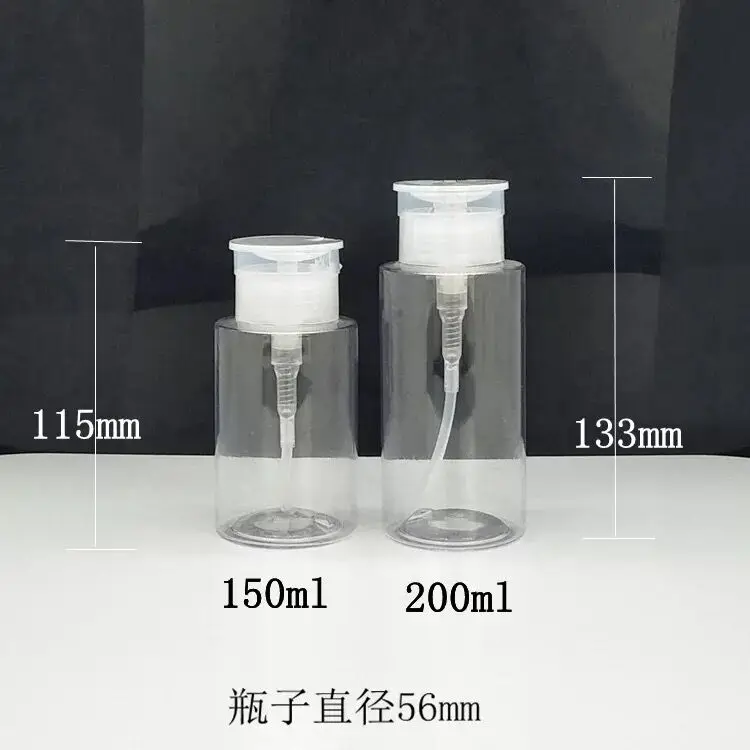 10pcs Push Down Empty Pump Dispenser Clear Bottle Makeup Container PP Press The High Quality New Arrival Travel Bottles | Дом и сад
