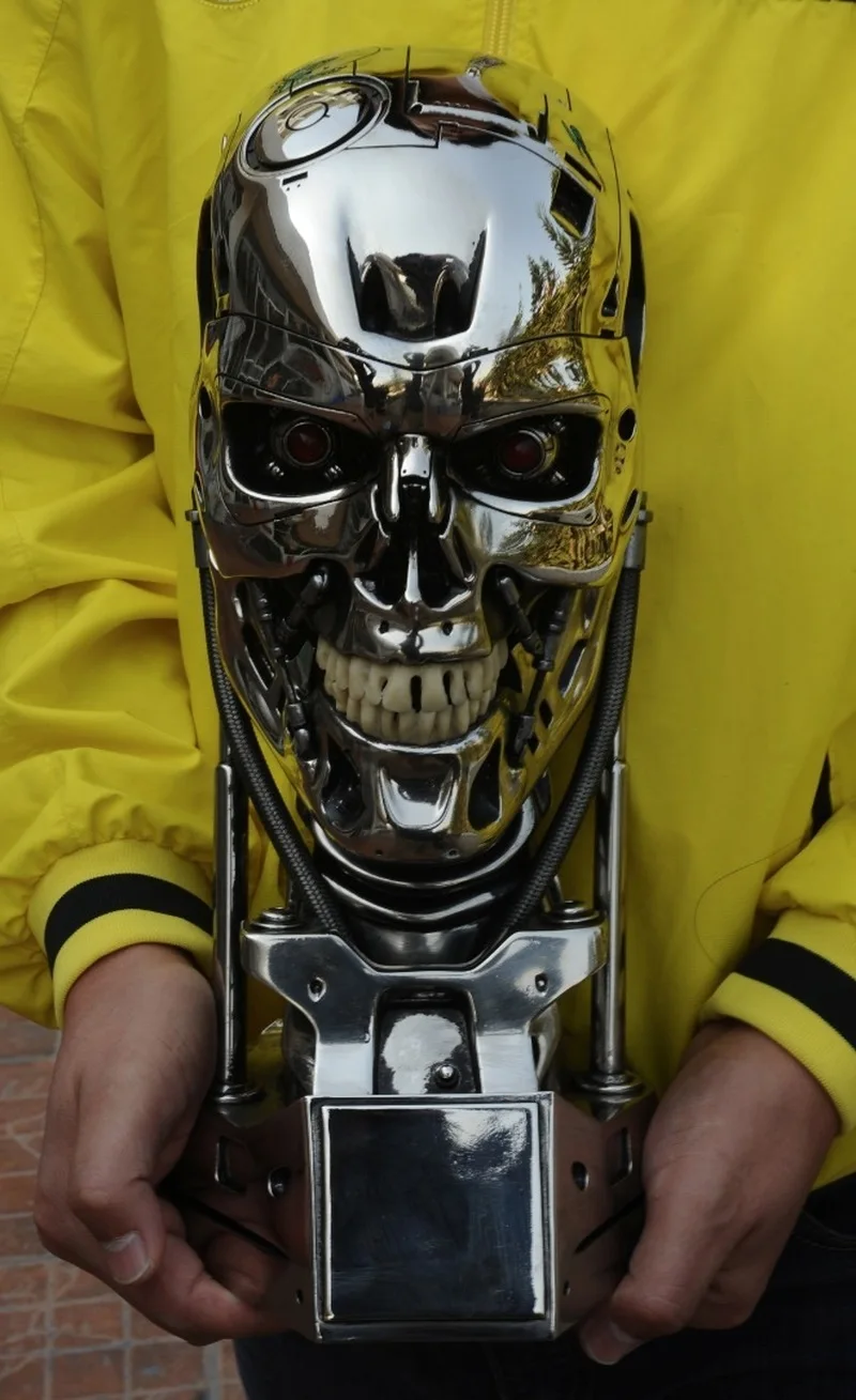 Фигурка Terminator T800 39 см 1/1 шкала аниме кукла череп терминатора экшн фигурки статуя