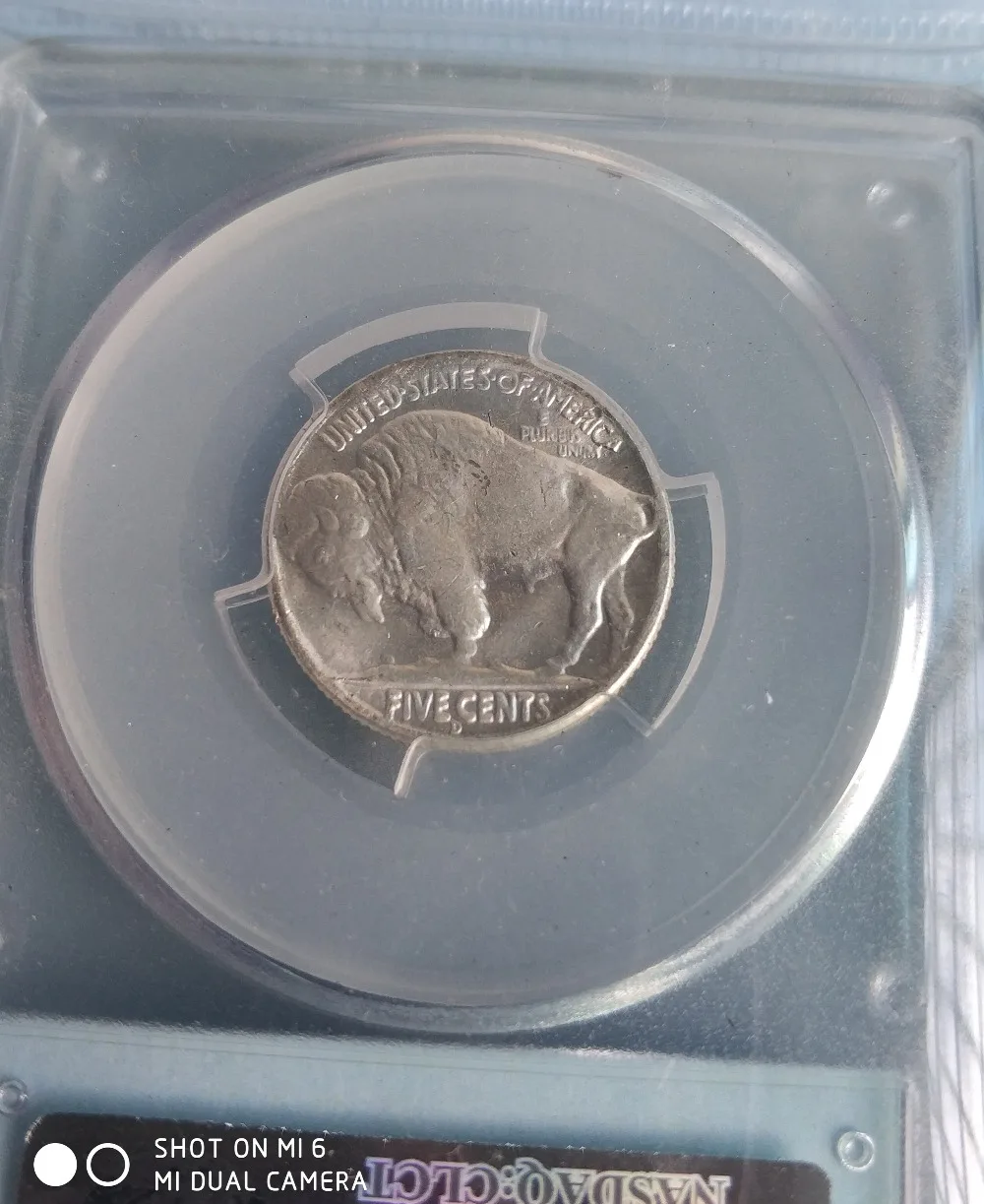 1937 D 3 ножки с гравировкой в виде американского бизона из никеля