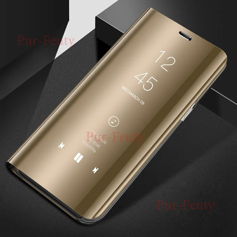 Чехол с откидной крышкой для huawei Y5 Prime-ра LX2 L22 L02 Clear View с зеркалом из искусственной кожи чехол для huawei Y5 DRA-LX2 DRA-L22 DRA-L02