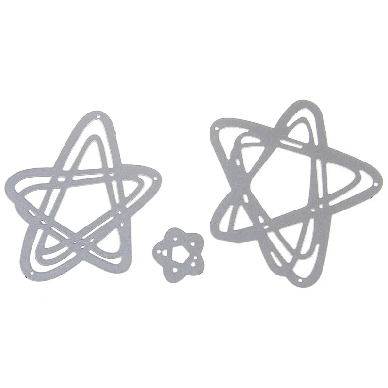 Scrapbooking DIY Irregular Line Star Shaped Metal Cutting Dies Wedding Book Photo Album Art Card Decor Die Cuts | Дом и сад