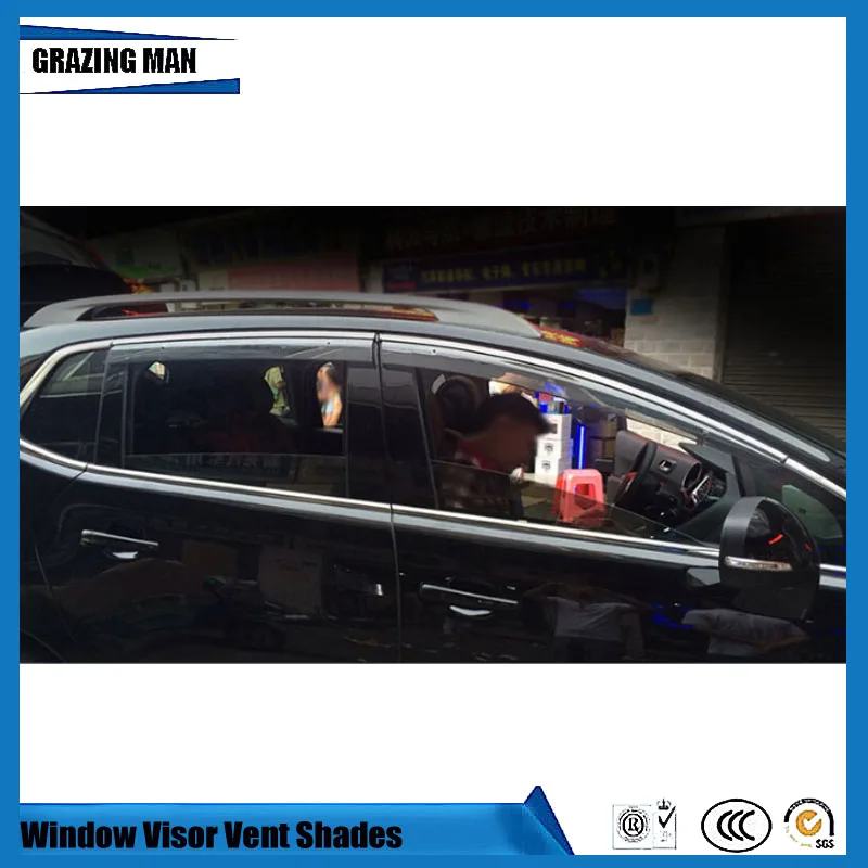 

Sun visor Car accessories Window Visor Vent Shades Sun Rain Deflector Guard 4PCS/SET for Peugeot 3008