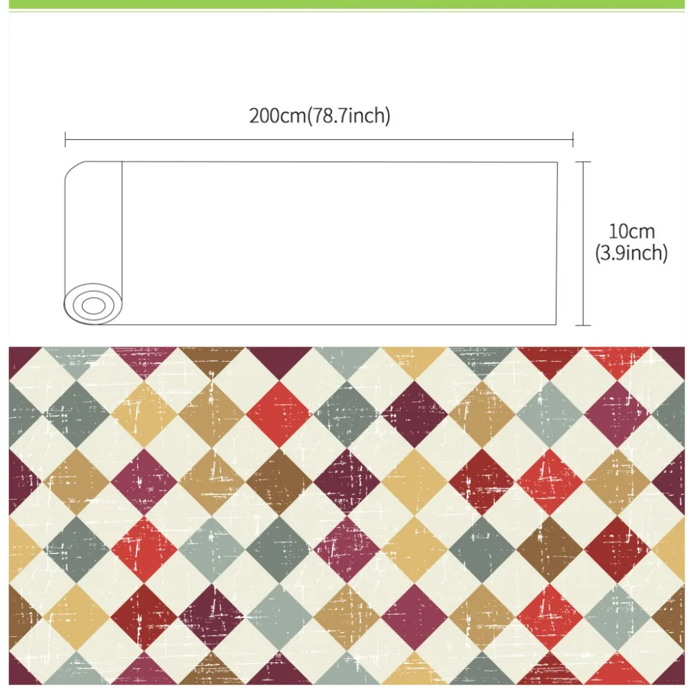 

Funlife Self-adhesive Mosaic Wallpaper Borders,Decorative Wall Borders Waterproof For Bathroom Kitchen,Modern Home Wall Decal