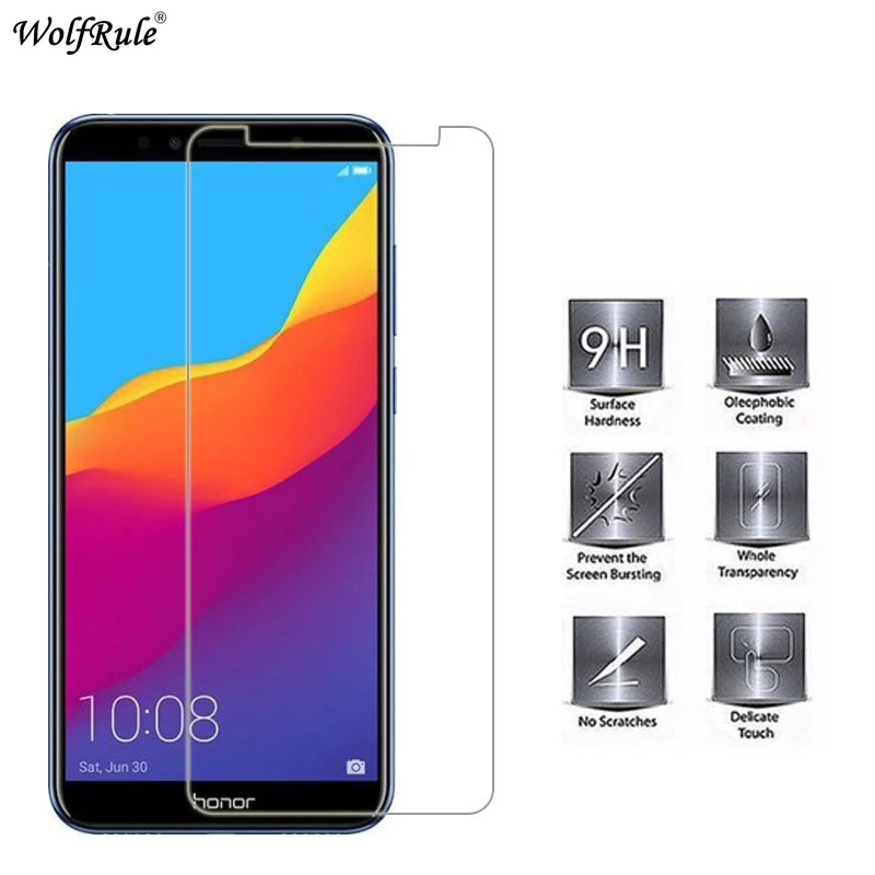 2 шт. защитная пленка для телефона Huawei Honor 7C закаленное стекло русская версия 5 7