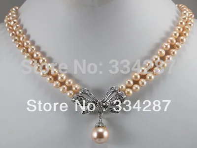 Ожерелье с подвеской 6 цветов! Белый/розовый/черный жемчужный зеленый/фиолетовый