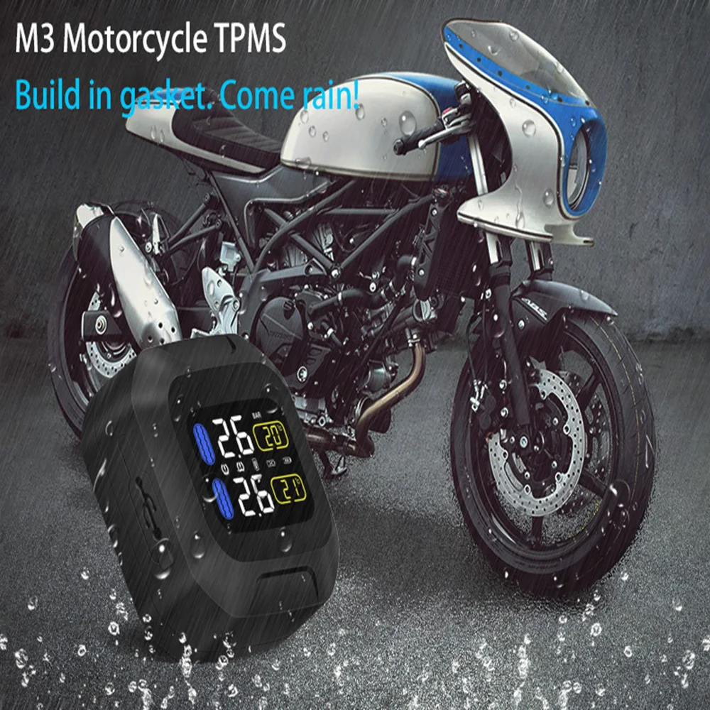 LMYSTAR Водонепроницаемый TPMS мотоцикла шин Давление мониторинга Системы контроля в